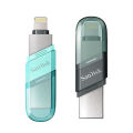 SanDisk USB Flash Drive iXpand Flip OTG Lightning USB 3.1 Stick 256GB 128GB 64GB Pen Drive MFi For iPhone iPad and USB Type-A.