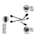 Bike Front and Ebike Rear Light Set Input 36V 48V 52V 60V with DK336 Light Horn Turning Switch E-Bike Light. 