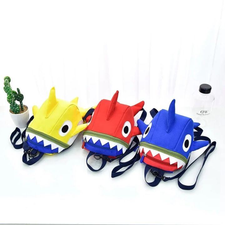 Wholesale%20Anti-lost%20Bag%20Boy%20Kindergarten%20Schoolbag%20Girl%20Small%20Shark%20Bag%20For%20ChildrenToddler%20Backpack%20with%20Safety%20Handle%20-%20Image%205
