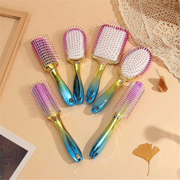 plastic Hair Comb Comfort Grip Air Cushion Comb Air Bag Comb for Home Styling Salon Use All Hair Types Daily Detangling Hair