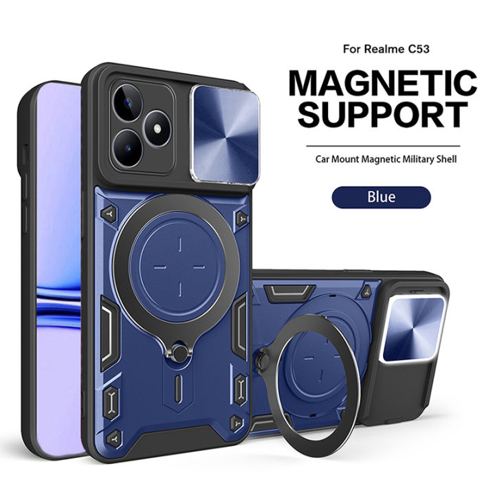 New%20Phone%20Case%20For%20Realme%20C53%20Cover%20Foldable%20360%20Degree%20Rotating%20Bracket%20Car%20Sliding%20Camera%20Protection%20Hard%20Shockproof%20for%20Realme%20C53%20Case%20-%20Image%203