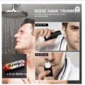 Nose Ear Hair Trimmer Stainless Steel Blade , Shaving And Unwanted Hair Removal Electric Trimmer. 
