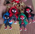 Huddie wearing spiderman/Spiderman Cute Pendant keyring Keychain Bag Keyring. 