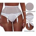 Vintage Summer New Women Sheer Garter Belt Over The Knee Thigh High Stockings Lace Suspender Garters Fashion Plus Size.