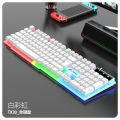 LIMEIDE GTX300 Illuminated Keyboard Mouse Wired Grip Gaming Mouse Keyboard Set. 