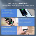 【FUPANG】♥Ready stock free shipping♥Five in one multifunctional universal charging cable box, mobile holder data cable.