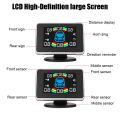 8 sensors Grey-12V PDC Car Parking Sensors 8pcs Set Parktronic Distance Control Buzzer Alarm System LED Display Reversing Auto Radar Monitor.