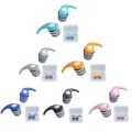 1 Pair Silicone Anti-Noise Ear Plugs Ear Protection Earplugs Soft Comfort Sound Blocking Earplugs for Travel Work Sleep Swimming.