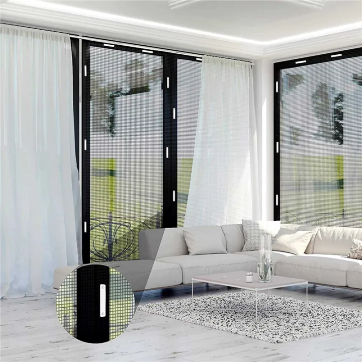 Metal%20Clips%20for%20Fly%20Screen-12%20x%20Magnet%20Window%20Screen%20Clip-White%20-%20Image%208