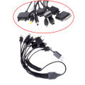 （New）Univeral 10 in 1 UB Multi Charger Retractable Phone Cable For Cell Phone Encounter. 