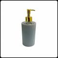 Hand Wash Liquid Plastic Jar (1 Piece)- Bathroom Soap Dispenser Hand-Wash Refile Bottle White Plastic Body. 