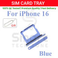 Apple iPhone 16/16 Pro/16 Pro Max Sim Tray Slot with Sim Ejector Pin Replacement Part. 