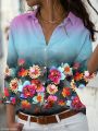 Fashion women shirt casual long-sleeved shirt women spring and autumn new women blouses.