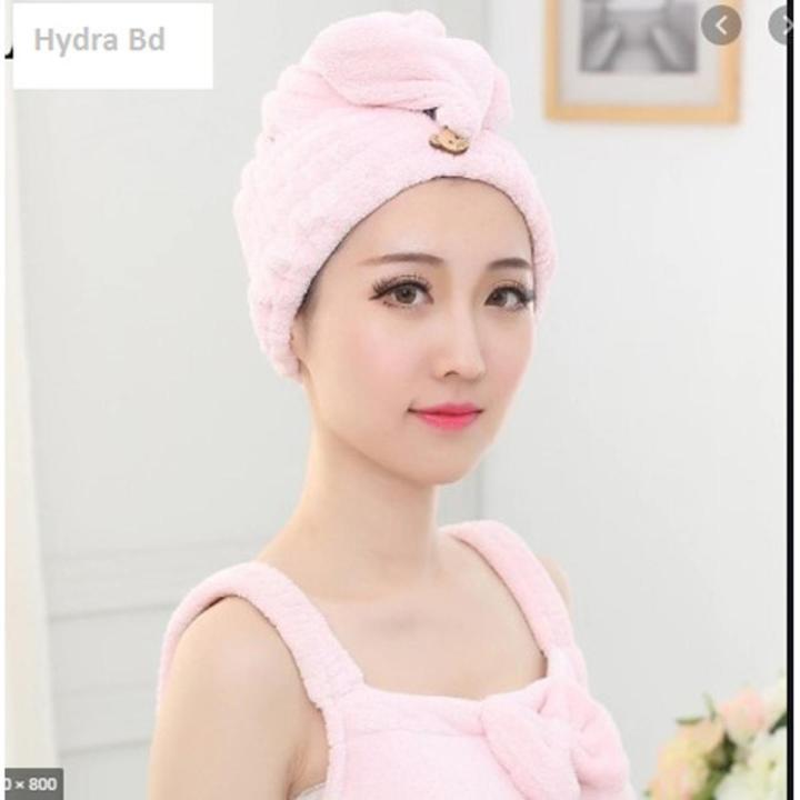 Dry Hair Towel Quick Dry Hair Hat Wrapped Super Absorbent Quick-drying Towel Bathing Cap Household Daily Necessities - Hair Band - Hair Clip - Hair Band