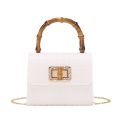 Small Women Jelly Bag PVC Handbag Purse Design Solid Crocodile Pattern Crossbody Shoulder Bags Chain Small Hand Bags Lady.