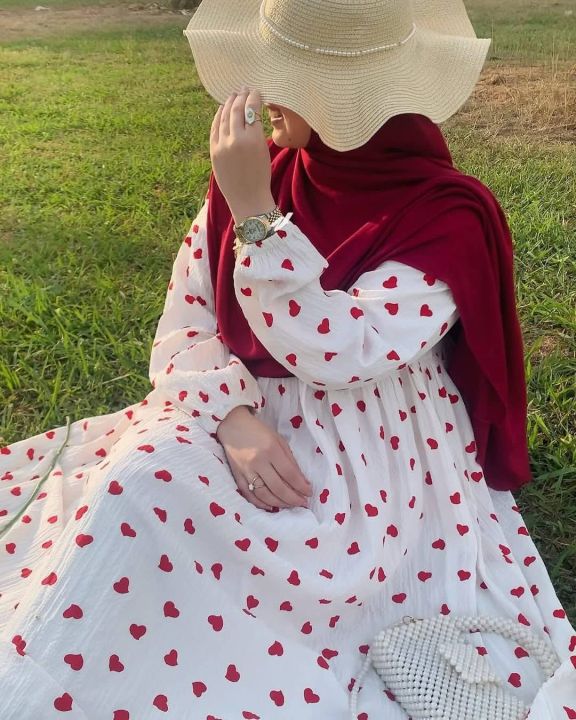 Abaya borka (Popcorn Love) (No Hijab Only Borka) Popcorn Georget Stylish Party Borka Fashion Collection Fashionable Khimar Lycra Borka For Women