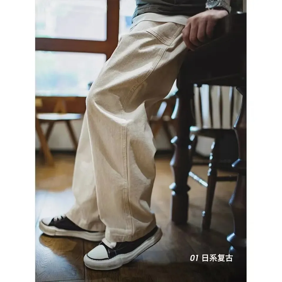 Bronson 1940s USN HBT Deck Pants Vintage Style Men's Workwear