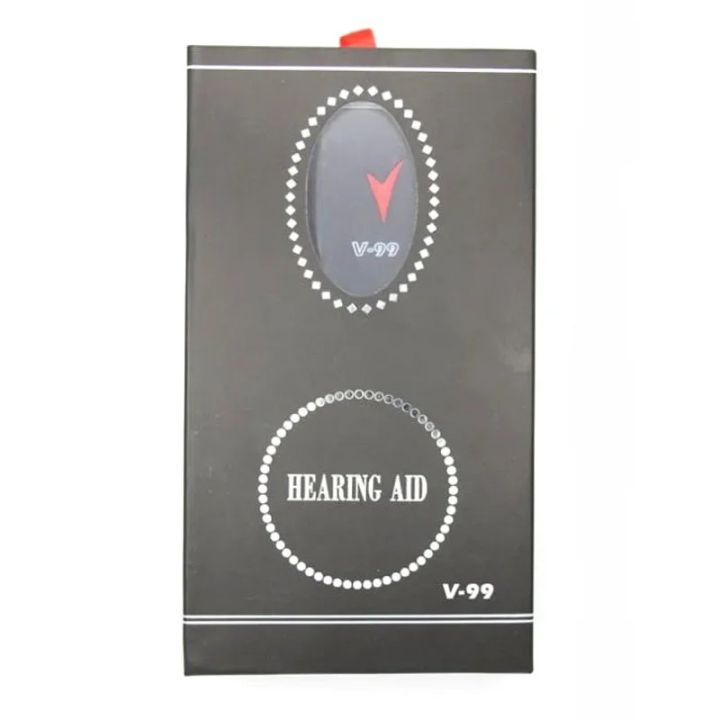 Axon ClearTone V-99 Pocket Hearing aid Highlights sound clarity and adjustable tone control.