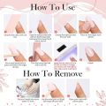 20/16Tips/Sheet Semi-Cured Gel Nail Patch Pink Tulip Flower Adhesive Sliders Long Lasting Full Cover Nail Stcikers UV Lamp Neede.