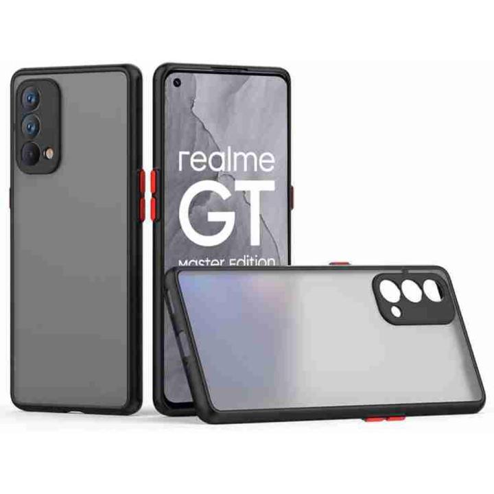 For Realme Gt Master Camera Protection Bumper Phone Cases For Realme Gt Master Edition Matte Translucent Shockproof Back Cover - Camera - Phone Back Cover