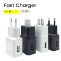 Universal Travel Adapter USB Wall Phone Fast Charger EU US Plug Mobile Phone Charger For Iphone Samsung S8 S10 S20 S23 S24 Htc. 