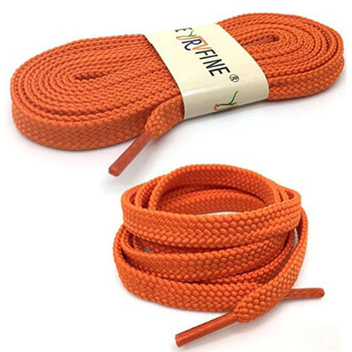 1 Pair 120cm Athletic Sport Flat Shoe Laces for Shoes Sneakers Extra Thick Flat Shoelaces Double-layer Weave Textured Shoe laces Rope Strings