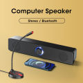 Desktop PC Speaker With Microphone Computer Speakers Bluetooth Wired Mic 4D Surround AUX Soundbar Stereo Subwoofer Sound Bar. 