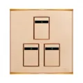 Premium Quality Walton Safe 3 Gang Switch -1 Way.
