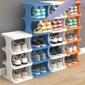 Multi-functional Simple folding shoe rack for the entrance, multi-storey household entrance, corridor, narrow dormitory foldable shoe rack. 