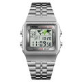 Skmei sports fashion stainless steel digital countdown waterproof watch for men 1338. 
