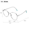 OQ BOGA 4 Styles Unisex Anti Blue Light Proof Radiation Metal Irregular Polygon Frame Computer Glasses Women Men Eye Protection Fashion Full Rim Eyewear. 