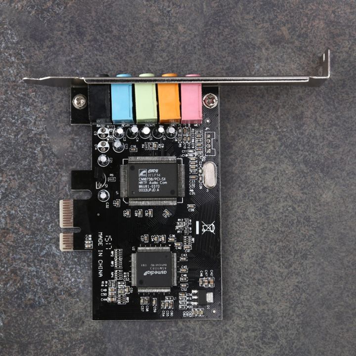 PCIe%20Sound%20Card%205.1,%20PCI%20Express%20Surround%203D%20Audio%20Card%20for%20PC%20with%20High%20Direct%20Sound%20Performance%20&%20Low%20Profile%20Bracket%20-%20Image%203