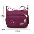 Women Bag Waterproof Oxford Cloth Bag Multi Pocket Messenger Handbag Canvas Shoulder Bag Multifunctional Crossbody Bags.