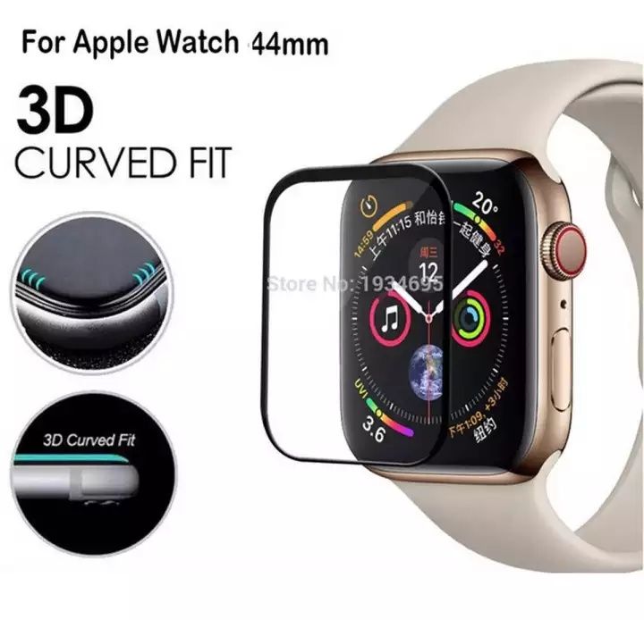 Tempered Glass for Apple Watch 44mm Series Series Series SE  T500 T500 Pro Screen Protector for iWatch 3d Edge to Edge