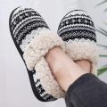 Shevalues New Fluffy Thick Fur Slippers For Women Men Indoor Winter House Cotton Slippers Soft Non-slip Warm Bedroom Flats Shoes. 