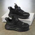 【Unbeatable Prices】 black shoes kid school sneakers shoes running shoes boy and girl children casual shoes boy kasut sukan. 