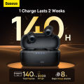 Baseus Bowie MA10 Wireless IPX6 Waterproof Bluetooth Earphone With Active Noise Cancellation Super Long Battery Life Wireless Earbuds Premium Sound With 4 ENC Mics.