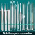1Pcs Acne Blackhead Removal Needles Black Dots Cleaner Black Head Pore Cleaner Deep Cleansing Tool Face Skin Care Tool. 