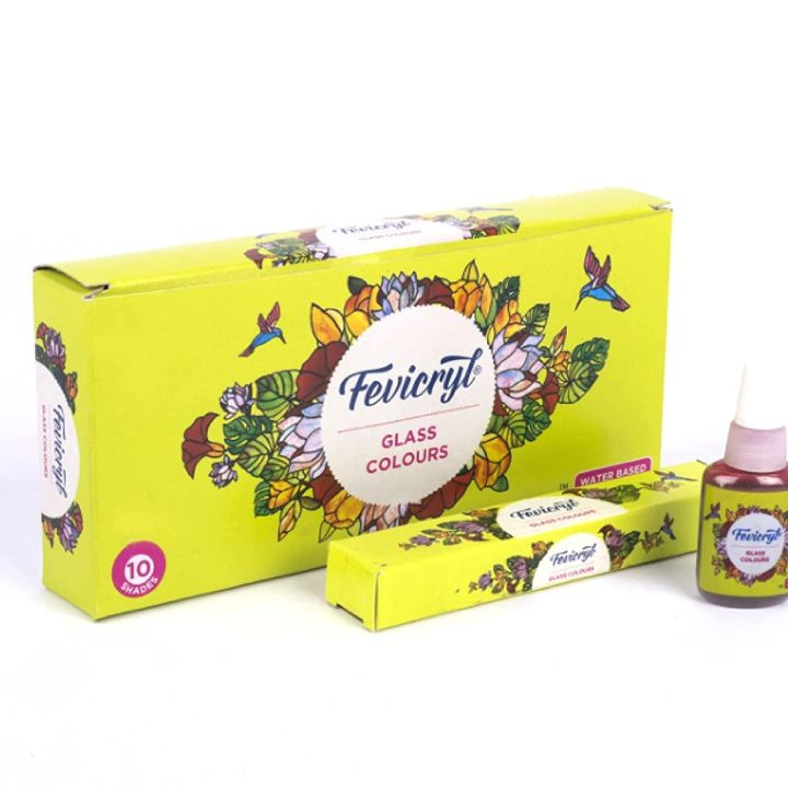 Fevicryl%20Water%20Based%20Glass%20Colours%2010%20Assorted%20(115ml)%20-%20Image%207