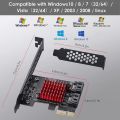 PCIe to 2 Ports SATA 3.0 6 Gbps SSD Adapter PCI-E PCI Express. 