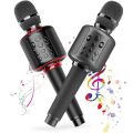 GOODAAA 2Pack Wireless Karaoke Microphone 3 in 1 Portable Bluetooth Karaoke Mic Speaker for Phone Home Party. 