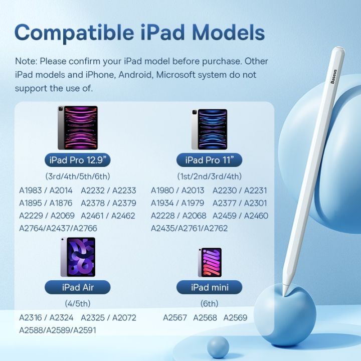 Baseus%20Gen2%20Digital%20Stylus%20for%20iPad%204/5/Pro%2011%2012.9-inch/%20Mini%206,%20for%20Apple%20Pencil-Like%20Pen%20Supporting%20Palm%20Rejection%20Pens%20-%20Image%206
