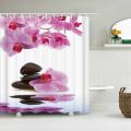Chinese Buddha Shower Curtains Waterproof polyester Fabric Bathroom Curtain With Hooks Custom Shower Curtain For Home Decor. 