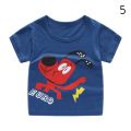 Summer Kids Boys T Shirt Crown Print Short Sleeve Baby Girls T-shirts Cotton Children T-shirt O-neck Tee Top Boy Clothes DX-BS10. 