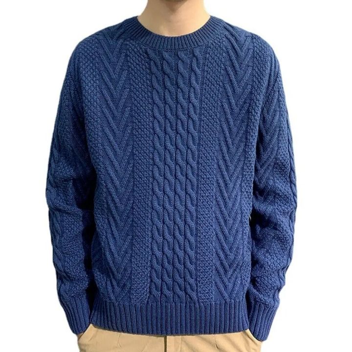Cable%20Knit%20Sweater%20Men%20Autumn%20Winter%20Tops%20Men%20Casual%20Clothes%20Crewneck%20Chunky%20Knit%20Cardigan%20Men%20Pullover%20Sweaer%20Knitted%20Shirts%20-%20Image%203