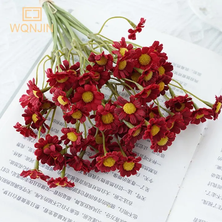 6pcs/set%20Artificial%20Flowers%2027cm%20Sun%20Flower%20Colorful%20Small%20Daisy%20Silk%20Home%20Garden%20Decoration%20Wedding%20DIY%20Party%20-%20Image%207
