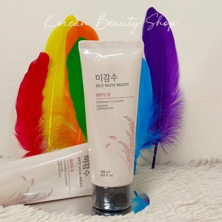 The%20Face%20Shop%20Rice%20Water%20Bright%20Cleansing%20Foam%20-%20Image%202