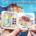 Mini Watercolor Palette Empty 8/15 Grids Portable Paint Box Travel Painting Watercolor Packaging Paint Tray Art Supplies Lingxue. 