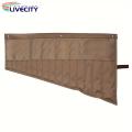 Hanging Loop Tool Organizer Portable Tool Storage Bag with 16 Pockets Easy to Carry Wrench Roll Organizer for Convenient Tool Organization Foldable Design for Pegboard Tool Storage Solution. 