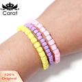 Carat Beaded Bracelet Irregular Square Candy Color Jewelry Making Scattered Beads Strand. 